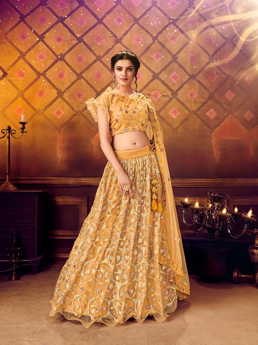 A shimmery light weight lehenga with a dreamy flare and pockets in the  skirt? Wear it for your bestie's intimate wedding and we're sure… |  Instagram