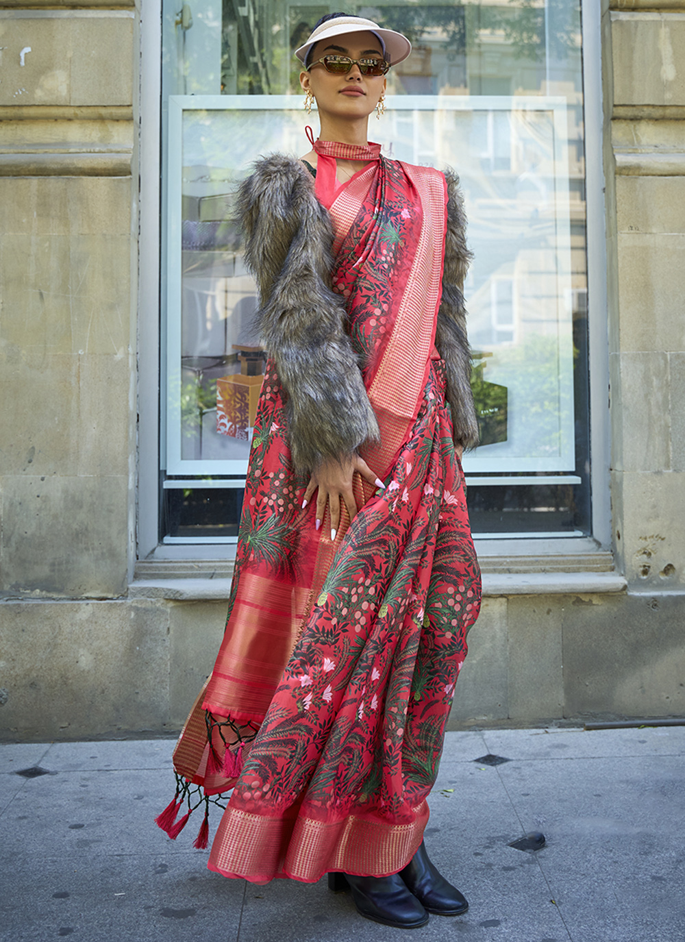 AfL3048 Partywear saree