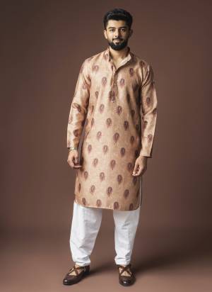 For A festive And Party Wear,Attractive These Readymade Kurta With Payjama in Fine Colored.These Kurta is Fabricated On Blended Linen And Art Silk Bottom With Heavy Designer Printed.Buy Now.