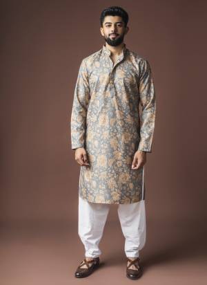 For A festive And Party Wear,Attractive These Readymade Kurta With Payjama in Fine Colored.These Kurta is Fabricated On Blended Linen And Art Silk Bottom With Heavy Designer Printed.Buy Now.