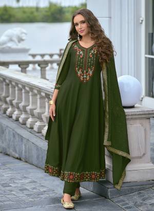 Attractive These Beautiful Looking Readymade Suits.These Top Are Vichitra Silk And Bottom Are Vichitra Silk And Dupatta Are Vichitra Silk Fabricated.Its Beautified With Designer  Embroidery,Hand,Diamond Work.