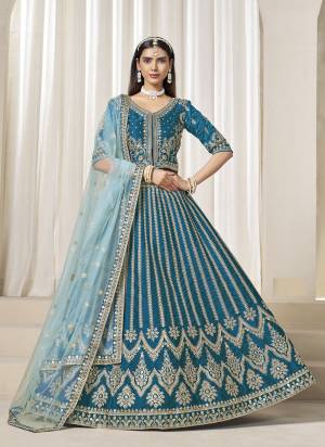 For A Designer Look,Grab These Lehenga Choli in Fine Colored.These Lehenga And Blouse Are Fabricated On Art Silk Pair With Net Dupatta.Its Beautified With Designer Embroidery Work.