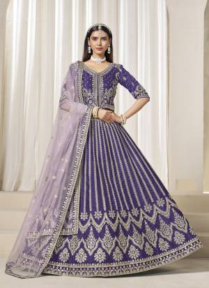 For A Designer Look,Grab These Lehenga Choli in Fine Colored.These Lehenga And Blouse Are Fabricated On Art Silk Pair With Net Dupatta.Its Beautified With Designer Embroidery Work.