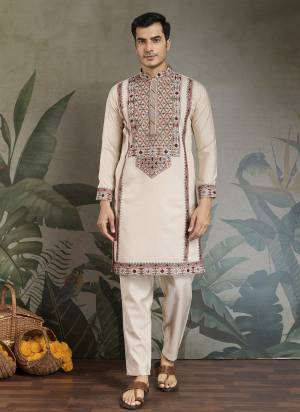 Looking These Party Wear Readymade Kurta Pair in Fine Colored.These Kurta Are Viscose Silk Fabricated on Pair.Its Beautified With Designer Thread,Sequance Embroidery Work.