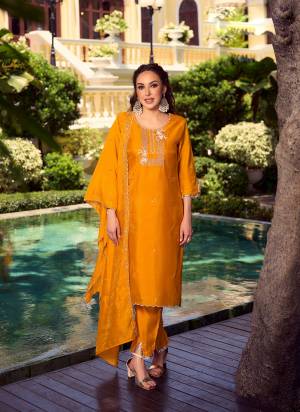 Attractive These Beautiful Looking Readymade Suits.These Top Are Shimmer Silk And Bottom Are Shimmer Silk And Dupatta Are Shimmer Silk Fabricated.Its Beautified With Designer  Embroidery,Hand Work.