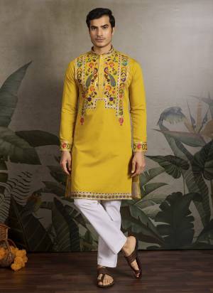 Looking These Party Wear Readymade Kurta Pair in Fine Colored.These Kurta Are Viscose Silk Fabricated on Pair.Its Beautified With Designer Thread,Sequance Embroidery Work.