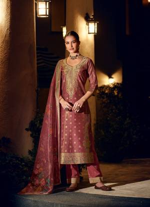 Attractive These Beautiful Looking Readymade Suits.These Top Are Shimmer Silk And Bottom Are Shimmer Silk And Dupatta Are Shimmer Silk Fabricated.Its Beautified With Wevon Jacquard Jari Designer,Hand Work With Digital Printed Dupatta.