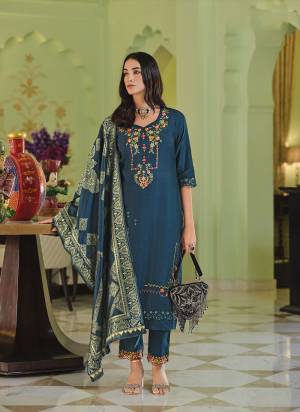 Attractive These Beautiful Looking Readymade Suits.These Top Are Viscose And Bottom Are Viscose And Dupatta Are Jacquard Silk Fabricated.Its Beautified With Designer Embroidery,Hand Work And Woven Jacquard Dupatta.