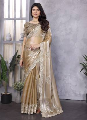 Looking These Fastive And Party Wear Saree in Fine Colored.These Saree And Blouse is Fabricated On Shimmer Chiffon.Its Beautified With Heavy Designer Sequance Embroidery Work.