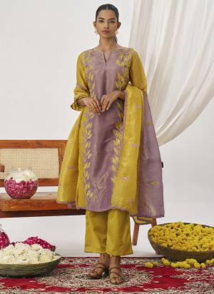 Attrective These Beautiful Looking Readymade Suits With Dupatta.These Suit is Fabricated On Top Are Fancy Crush Silk And Bottom Are Dull Santoon And Fancy Crush Silk Dupatta .Its Beautified With Designer  Embroidery Work.