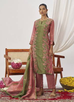Attrective These Beautiful Looking Readymade Suits With Dupatta.These Suit is Fabricated On Top Are Fancy Crush Silk And Bottom Are Dull Santoon And Fancy Crush Silk Dupatta .Its Beautified With Designer  Embroidery Work.