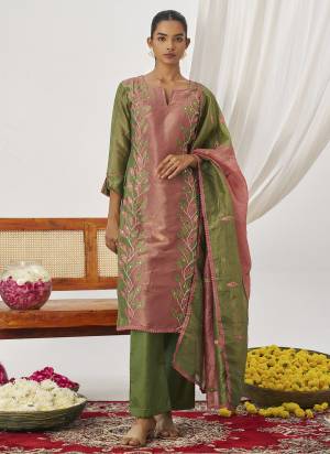 Attrective These Beautiful Looking Readymade Suits With Dupatta.These Suit is Fabricated On Top Are Fancy Crush Silk And Bottom Are Dull Santoon And Fancy Crush Silk Dupatta .Its Beautified With Designer  Embroidery Work.
