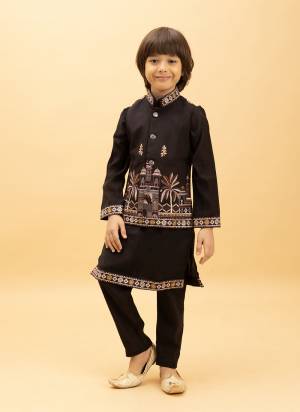 Attrective These Party Wear Readymade Kurta Payjama With Jacket Pair in Fine Colored.These Kurta Payjama And Jacket Are Viscose Silk Fabricated on Pair.Its Beautified With Designer Multy Thread,Sequance Embroidery Work.