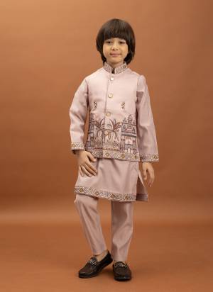 Attrective These Party Wear Readymade Kurta Payjama With Jacket Pair in Fine Colored.These Kurta Payjama And Jacket Are Viscose Silk Fabricated on Pair.Its Beautified With Designer Multy Thread,Sequance Embroidery Work.