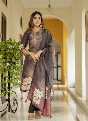 Attractive These Designer Readymade Suit in Fine Colored Pair With Bottom And Dupatta.These Top And Dupatta Are Fabricated On Gucci Silk Pair With Viscose Santoon Bottom.Its Beautified With Designer Digital Printed With Hand Work.