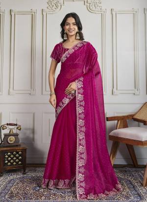 Attrective These Party Wear Saree in Fine Colored.These Saree Are Burberry Silk And Blouse is Burberry Silk Fabricated.Its Beautified With Designer Embroidery,Stone Work.