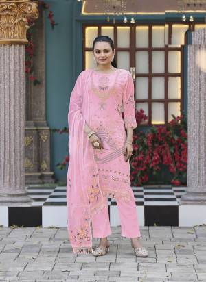 Attrective Looking These Party Wear Suit in Fine Colored Pair With Bottom And Dupatta.These Top Are Georgette And Dupatta Are Fabricated On Georgette Pair With Santoon Bottom.Its Beautified With Designer Heavy Embroidery With Moti Work.