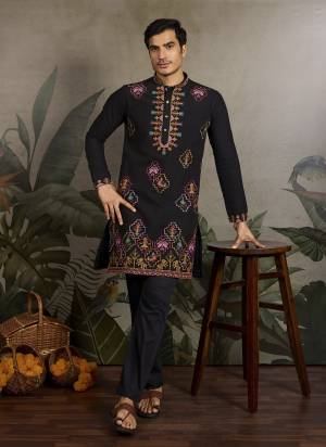 Looking These Party Wear Readymade Kurta Pair in Fine Colored.These Kurta Are Viscose Silk Fabricated on Pair.Its Beautified With Designer Multy Thread,Sequance Embroidery Work.