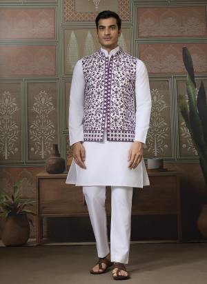 Attrective These Party Wear Readymade Kurta Payjama With Jacket Pair in Fine Colored.These Kurta Payjama And Jacket Are Silk Fabricated on Pair.Its Beautified With Designer Mirror,Thread,Sequance Embroidery Work.