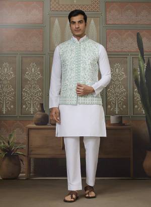 Attrective These Party Wear Readymade Kurta Payjama With Jacket Pair in Fine Colored.These Kurta Payjama And Jacket Are Silk Fabricated on Pair.Its Beautified With Designer Mirror,Thread,Sequance Embroidery Work.