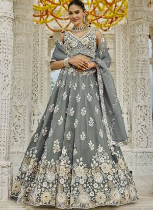 For A Fancy Designer Look,Grab These Lehenga Choli With Dupatta in Fine Colored.These Lehenga And Choli Are Organza And Dupatta Are Fabricated On Organza Pair.Its Beautified With Fancy Heavy Designer Embroidery Work. 