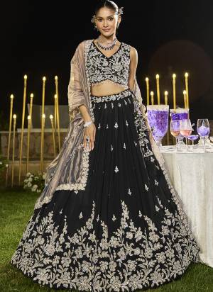 For A Fancy Designer Look,Grab These Lehenga Choli With Dupatta in Fine Colored.These Lehenga And Choli Are Satin Silk And Dupatta Are Fabricated On Satin Silk Pair.Its Beautified With Fancy Heavy Designer Embroidery Work. 