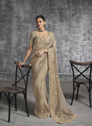 Looking These Fastival Wear Saree in Fine Colored.These Saree Are Tissue Silk And Blouse is Fabricated On Silk.Its Beautified With Designer Mirror,Jari,Sequance Embroidery With Pearl Stone Work.