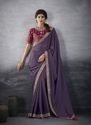 Looking These Fastival Wear Saree in Fine Colored.These Saree Are Star Georgette And Blouse is Fabricated On Banglori Silk.Its Beautified With Designer Embroidery Work Lace Border And Blouse.