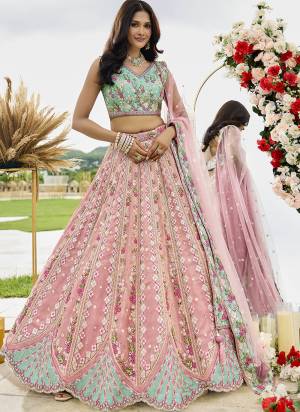 Looking This Party Wear Fine Color Fancy Heavy Designer Choli And Lahenga Fabriced On Tissue And Dupatta Net In Fabricated Beautified With Attrective Designer Heavy Sequance,Multy Thread  Embroidery Work. Buy Now.