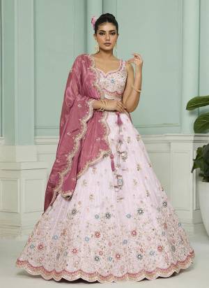 Looking This Party Wear Fine Color Fancy Heavy Designer Choli And Lahenga Fabriced On Tissue And Dupatta Tissue In Fabricated Beautified With Attrective Designer Heavy Sequance,Multy Thread  Embroidery Work. Buy Now.