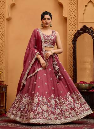 Looking This Party Wear Fine Color Fancy Heavy Designer Choli And Lahenga Fabriced On Tissue And Dupatta Tissue In Fabricated Beautified With Attrective Designer Heavy Sequance,Multy Thread  Embroidery Work. Buy Now.