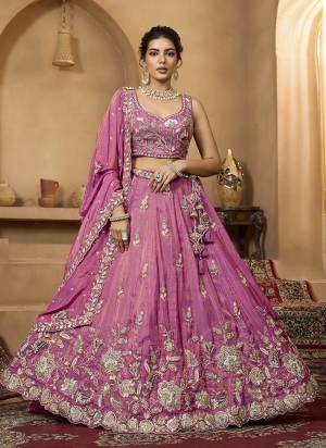 Atrractive This Party Wear Fine Color Fancy Heavy Designer Choli And Lahenga Fabriced On Tissue And Dupatta Tissue In Fabricated Beautified With Attrective Designer Heavy Sequance,Multy Thread  Embroidery Work. Buy Now.