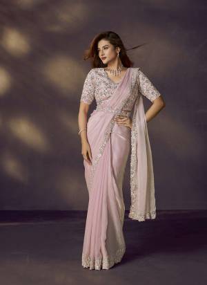 Look Attrective These Designer Party Wear Ready To Wear Saree With Blouse in Fine Colored.These Saree Are Two Tone Satin Silk And Blouse Satin Silk is Fabricated.Its Beautified Solid,Heavy Fancy Desiger Embroidery With Hand Work .