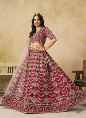 For A Designer Look,Grab These Party Wear Lehenga Choli in Fine Colored.These Lehenga And Blouse Are Fabricated On Art Silk Pair With Net Dupatta.Its Beautified With Designer Sequance Embroidery Work.
