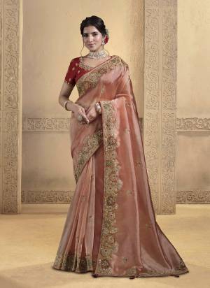 Look Attractive These Designer Party Wear Fancy Saree in Fine Colored.These Saree Are Twill Tissue Silk And Blouse Viscose Satin Silk is Fabricated.Its Beautified Fancy Sequance,Pure Khatli Work.