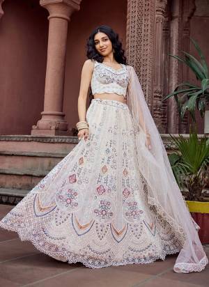 Attrective Looking This Party Wear Fine Color Fancy Heavy Designer Choli And Lahenga Fabriced On Net And Dupatta Net In Fabricated Beautified With Attrective Designer Heavy Sequance,Thread Embroidery Work. Buy Now.