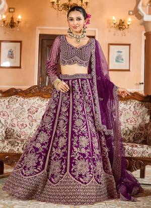 Attrective Looking This Party Wear Fine Color Fancy Heavy Designer Choli And Lahenga Fabriced On Net And Dupatta Net In Fabricated Beautified With Attrective Designer Heavy Sequance,Thread Embroidery Work. Buy Now.