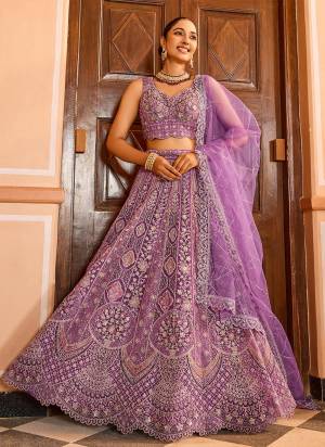 Attrective Looking This Party Wear Fine Color Fancy Heavy Designer Choli And Lahenga Fabriced On Net And Dupatta Net In Fabricated Beautified With Attrective Designer Heavy Sequance,Thread Embroidery Work. Buy Now.