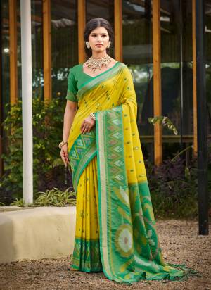 Attractive These Fastive And Party Wear Saree in Fine Colored.These Saree And Blouse is Fabricated On Soft Silk.Its Beautified With Woven Multy Designer.