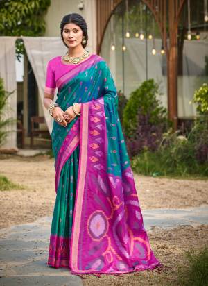 Attractive These Fastive And Party Wear Saree in Fine Colored.These Saree And Blouse is Fabricated On Soft Silk.Its Beautified With Woven Multy Designer.