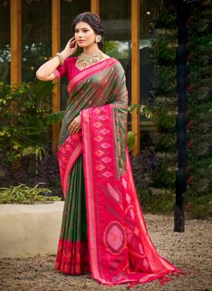 Attractive These Fastive And Party Wear Saree in Fine Colored.These Saree And Blouse is Fabricated On Soft Silk.Its Beautified With Woven Multy Designer.