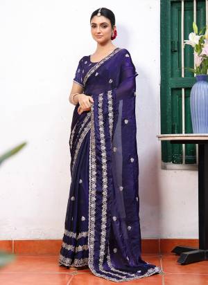 Attractive These Fancy Party Wear Saree in Fine Colored.These Saree Are Tissue And Blouse is Fabricated On Art Silk Pair.Its Beautified With Fancy Disigner Saree.