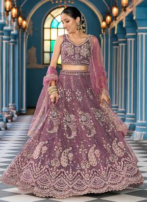 Attrective Looking This Party Wear Fine Color Fancy Heavy Designer Choli And Lahenga Fabriced On Net And Dupatta Net In Fabricated Beautified With Attrective Designer Sequance,Thread Embroidery Work. Buy Now.