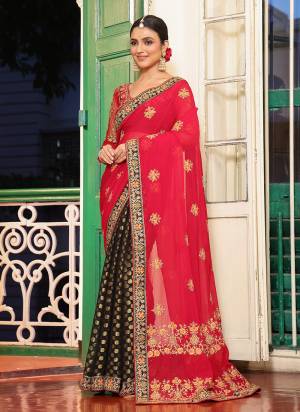 Garb These Fancy Party Wear Saree in Fine Colored.These Saree Are Viscose Rayon And Blouse is Fabricated On Art Silk Pair.Its Beautified With Fancy Disigner Embroidery Work Saree.