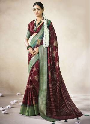 Looking These Party Wear Saree in Fine Colored.These Saree Are Mass Melo And Blouse is Fabricated On Mass Melo Pair.Its Beautified With Designer Foil Printed.