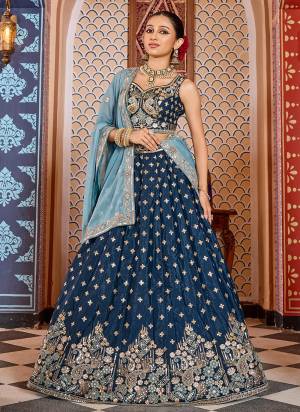 Attrective Looking This Party Wear Fine Color Fancy Heavy Designer Choli And Lahenga Fabriced On Tissue And Dupatta Tissue In Fabricated Beautified With Attrective Designer Sequance Embroidery Work. Buy Now.