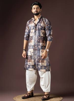 For A festive And Party Wear,Attractive These Readymade Kurta With Payjama in Fine Colored.These Kurta is Fabricated On Blended Cotton And Art Silk Bottom With Designer Printed.Buy Now.