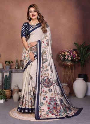Looking These Party Wear Saree in Fine Colored.These Saree And Blouse is Fabricated On Mul Cotton.Its Beautified With Designer Kalamkari Printed.