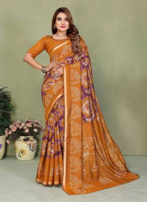 Looking These Party Wear Saree in Fine Colored.These Saree And Blouse is Fabricated On Mul Cotton.Its Beautified With Designer Printed.