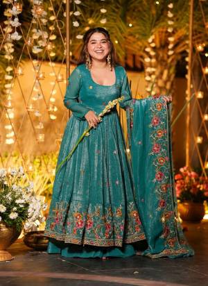 Attrective These Beautiful Looking Readymade Plazzo Suits.These Top And Bottom is Fabricated On Crunchy Silk And Crunchy Silk Dupatta.Its Beautified With Designer Thread,Sequance Embroidery Work .